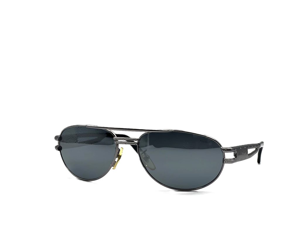 Police Men's Classic Sunglasses - VISTA VPLF86 Matte Transparent Frame - View #8